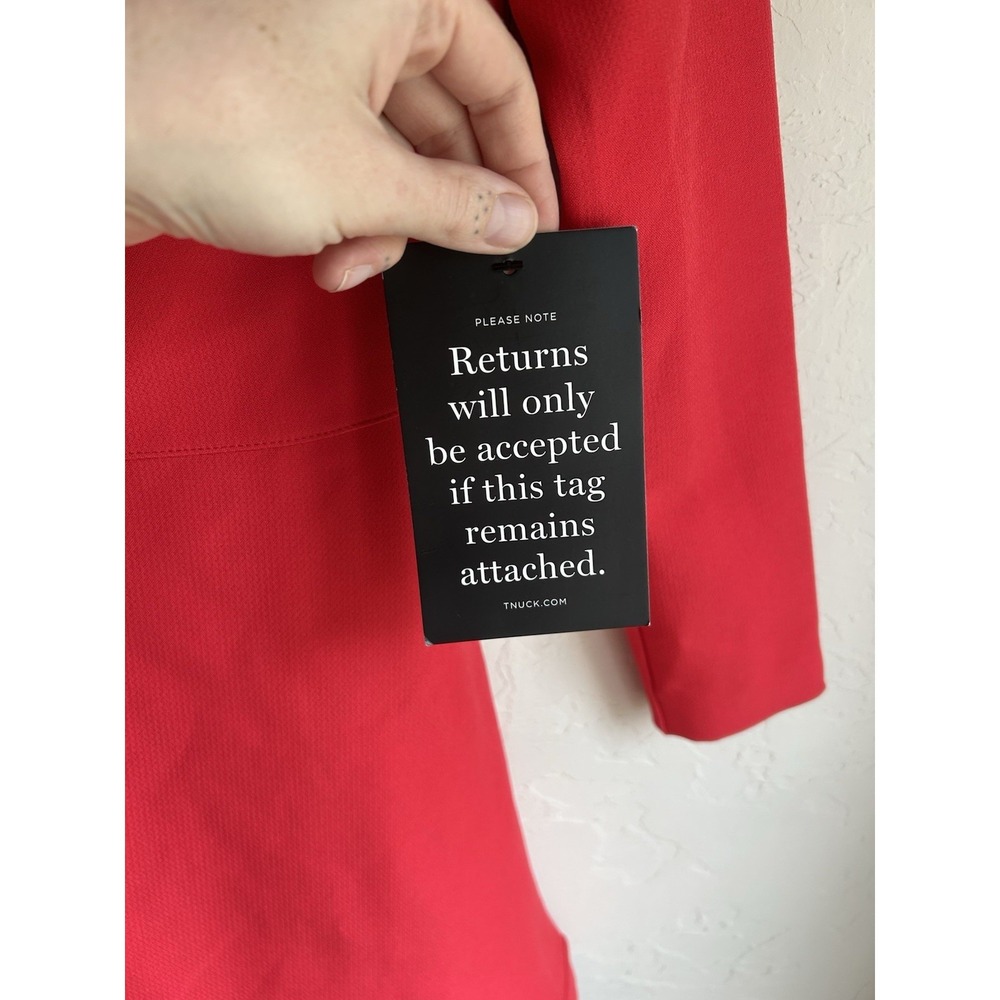 Tuckernuck Red Long-Sleeve Mini Dress - Picture 5 of 11